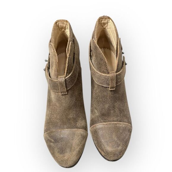 Rag & Bone Harrow Ankle Booties Heeled Boots Size 37.5 7.5 - Picture 2 of 8